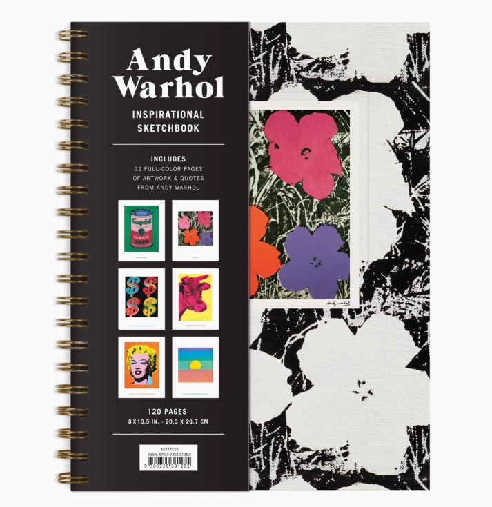 Andy Warhol Inspirational Sketchbook – FIA Museum Shop