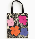Warhol Flowers Canvas Tote Bag