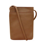 Genuine Leather Open Top Crossbody