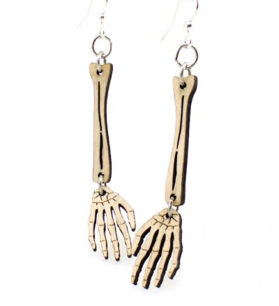 Skeleton Hand Earrings