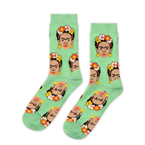 Frida Kahlo Crew Socks | Small