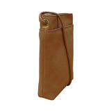 Genuine Leather Open Top Crossbody