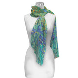 Van Gogh Irises Sheer Scarf
