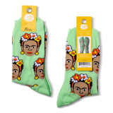 Frida Kahlo Crew Socks | Small