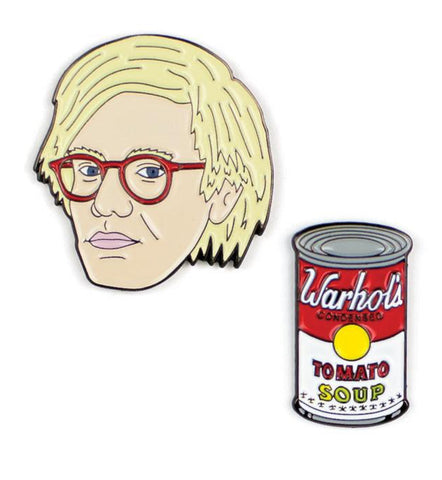 Andy Warhol Double Pin
