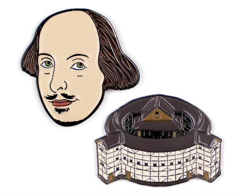William Shakespeare Double Pin
