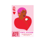 Queen of Hearts Sticker