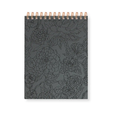 Seventies Floral Spiral Sketchbook