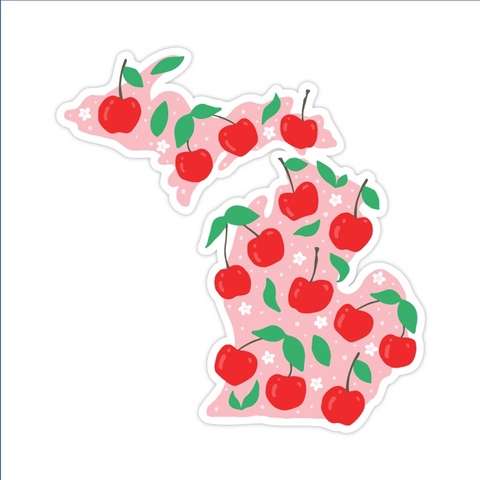 Michigan Cherry Sticker