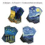 Van Gogh At Night Notecard Set