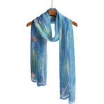 Monet Water Lilies Sheer Scarf