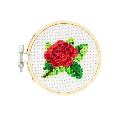 Rose Cross Stitch Embroidery Kit