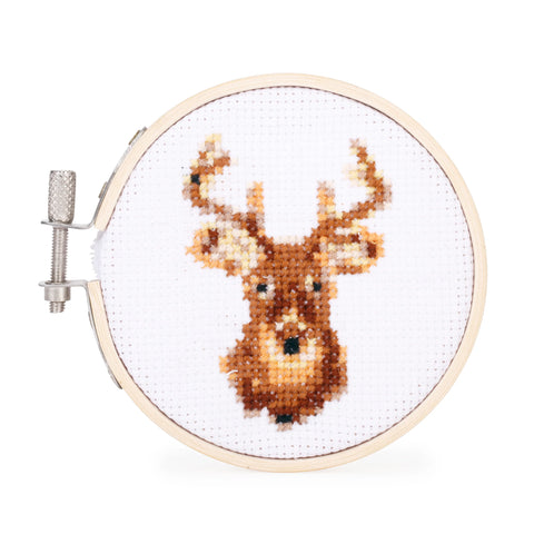 Deer Cross Stitch Embroidery Kit