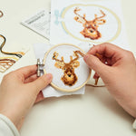 Deer Cross Stitch Embroidery Kit