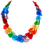 Three Strand Recycled Glass Choker