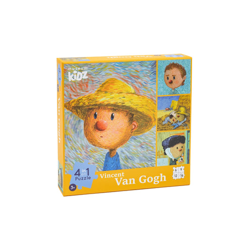 Museum Kidz Van Gogh 4 in 1 Puzzle