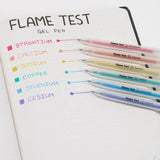 Flame Test Gel Pens