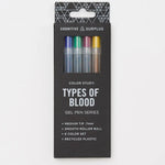 Types of Blood Gel Pens