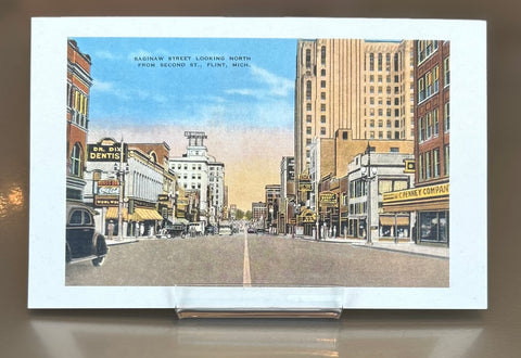 Saginaw St. Postcard