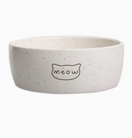 Speckled Cat Bowl