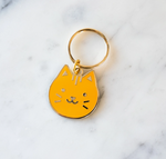 Orange Kitty Keychain