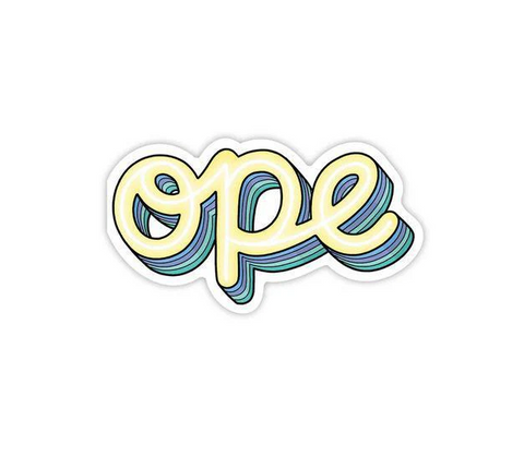 Ope Sticker