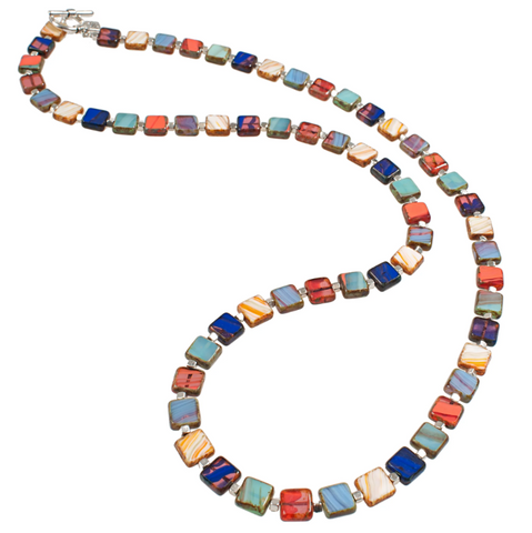 Czech Glass Long Necklace