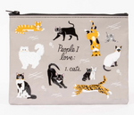 People I Love: Cats Zipper Pouch