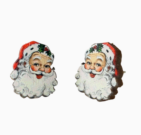 Santa Claus Stud Earrings