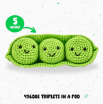 Triples in a Pod Crochet Kit