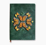 Butterfly Dance Embroidered Journal Notebook