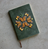 Butterfly Dance Embroidered Journal Notebook