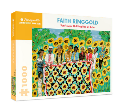 Faith Ringgold Sunflower Quilting Bee Puzzle