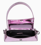 Donna Mirror Metallic Pink Crossbody