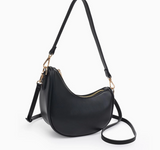 Mila Asymmetrical Black Crossbody