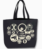 Tote Bag Power Button Black