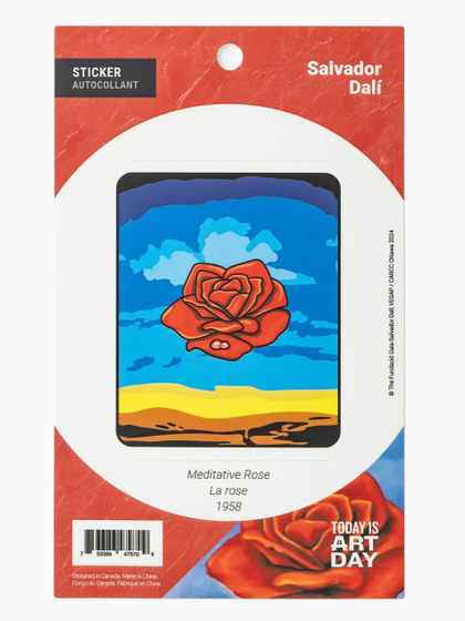 Dali Meditative Rose Sticker