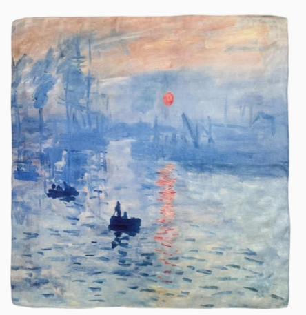 Monet Silk Square Scarf