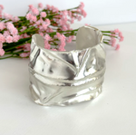 Crinkled Cuff - Silver