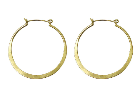 Organic Hoops - Gold