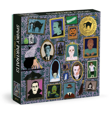 Spooky Portraits Foil Puzzle