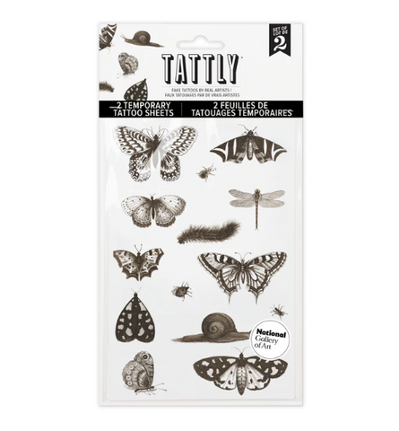 Insects Temporary Tattoo Sheet