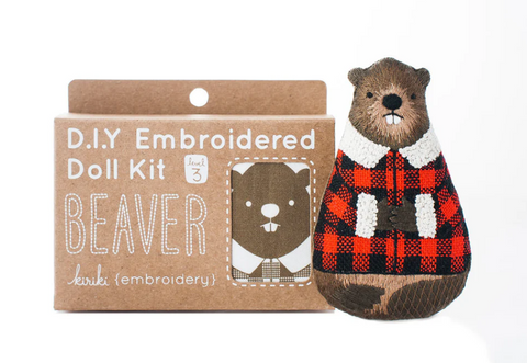 Beaver - Embroidery Kit