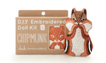 Chipmunk - Embroidery Kit