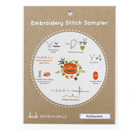 Halloween - Embroidery Stitch Sampler