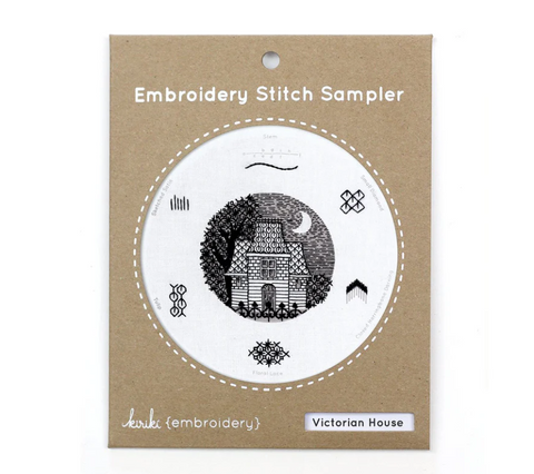 Victorian House - Embroidery Stitch Sampler