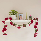 Handcrafted Felt Flower Garlands Decoration - Handmade