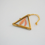 Alia Mini Triangular Glass Hanging Photo Frame - Handmade