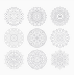 Mandala Coloring Sheets - Deluxe 110lb Paper