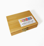 Watercolor Set - Eco-Friendly Bamboo Box - 18 Colors